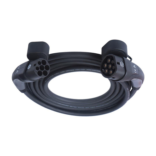 EU Standard EV Charger Model 3 Straight Cable 16A 250V