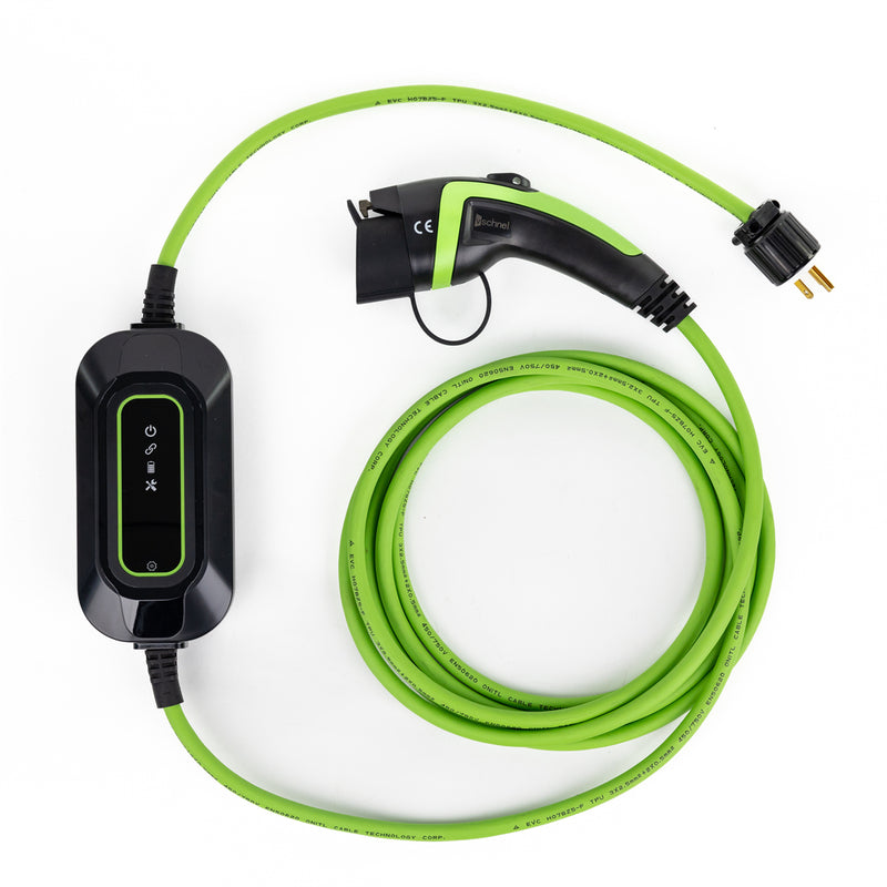 Load image into Gallery viewer, Portable EV Charger Type 1 U.S.A Nema 6-20 Plug Green
